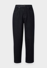 OPEN HEM BAGGY PANTS - Džínsy voľného strihu - dark indigo overdye denim