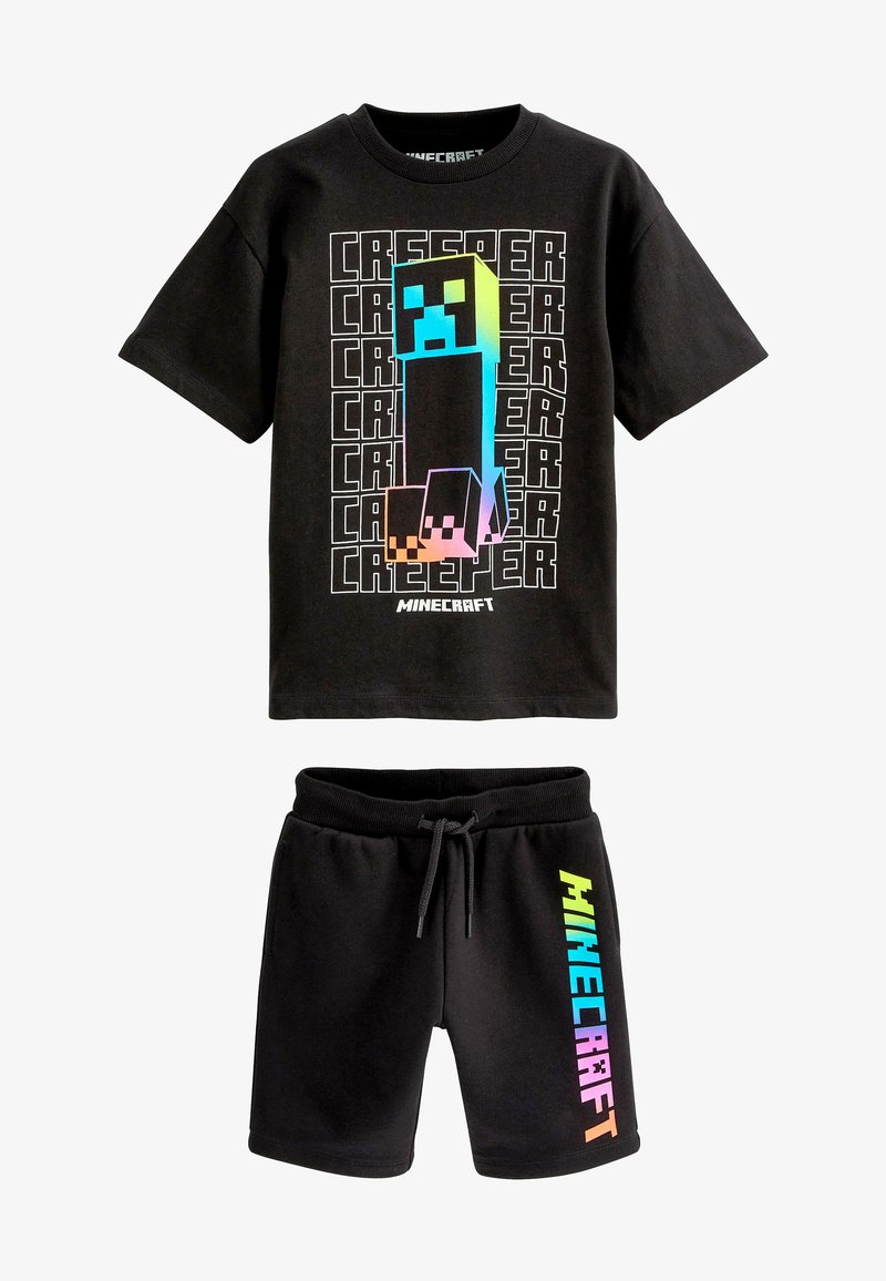 Next SHORT SLEEVE LICENSE AND SET - Dresside alumine osa - minecraft black rainbow