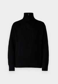 SLHDRY HALF ZIP - Džemper - black