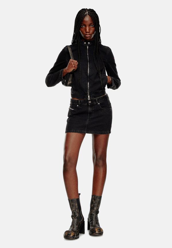 DE MORNIN - Denim jacket - balck3