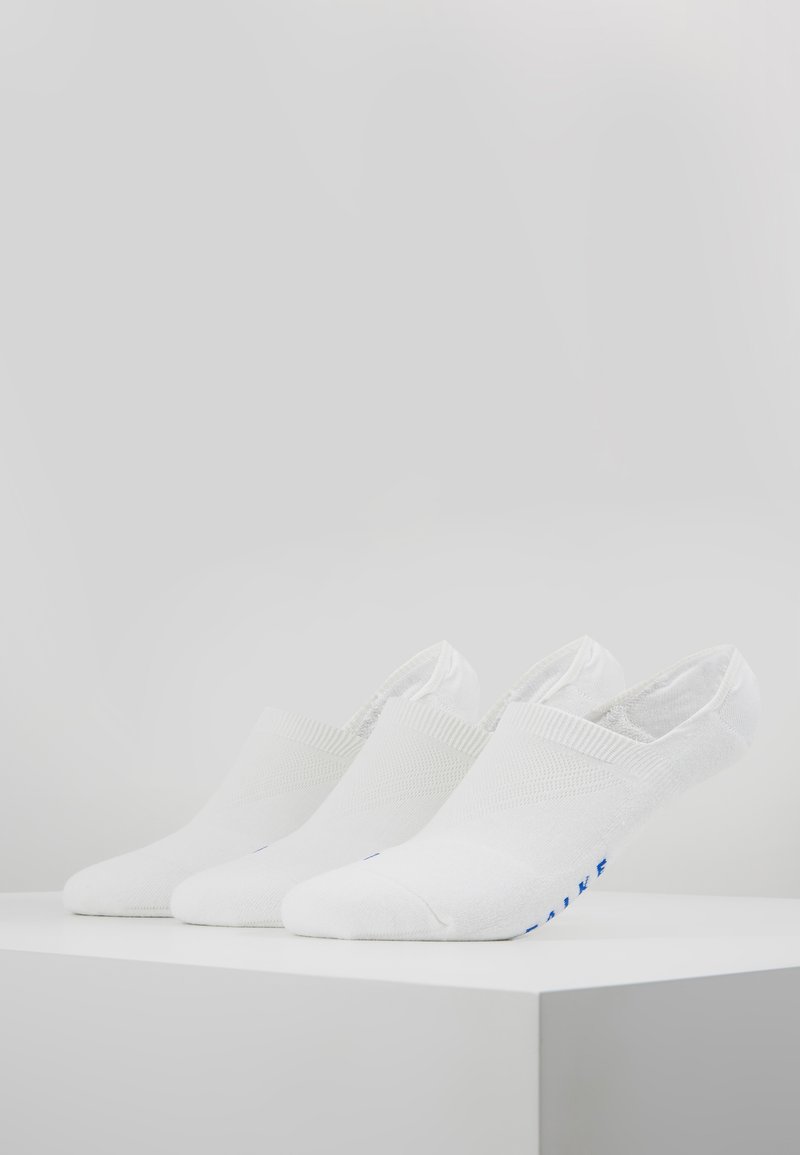 FALKE - COOL KICK 3-PACK INVISIBLES UNISEX ANATOMICAL PLUSH SOLE - Füßlinge - white, Vergrößern