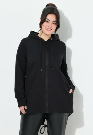 Zip-up sweatshirt - black