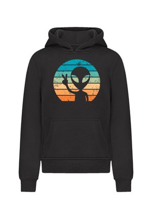 ALIEN PIECE SONNENUNTERGANG - Hoodie - schwarz