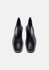 Zign LEATHER - Botine clasice - black