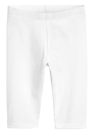 WHITE CROPPED LEGGINGS (3-16YRS) - Legíny - white