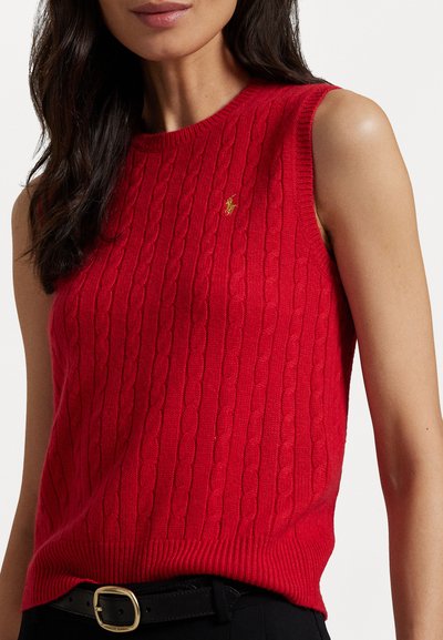 Polo Ralph Lauren SLEEVELESS - Džemperis - red