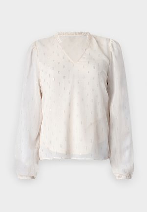 ONLY ONLIVY V NECK - Blouse - whitecap gray