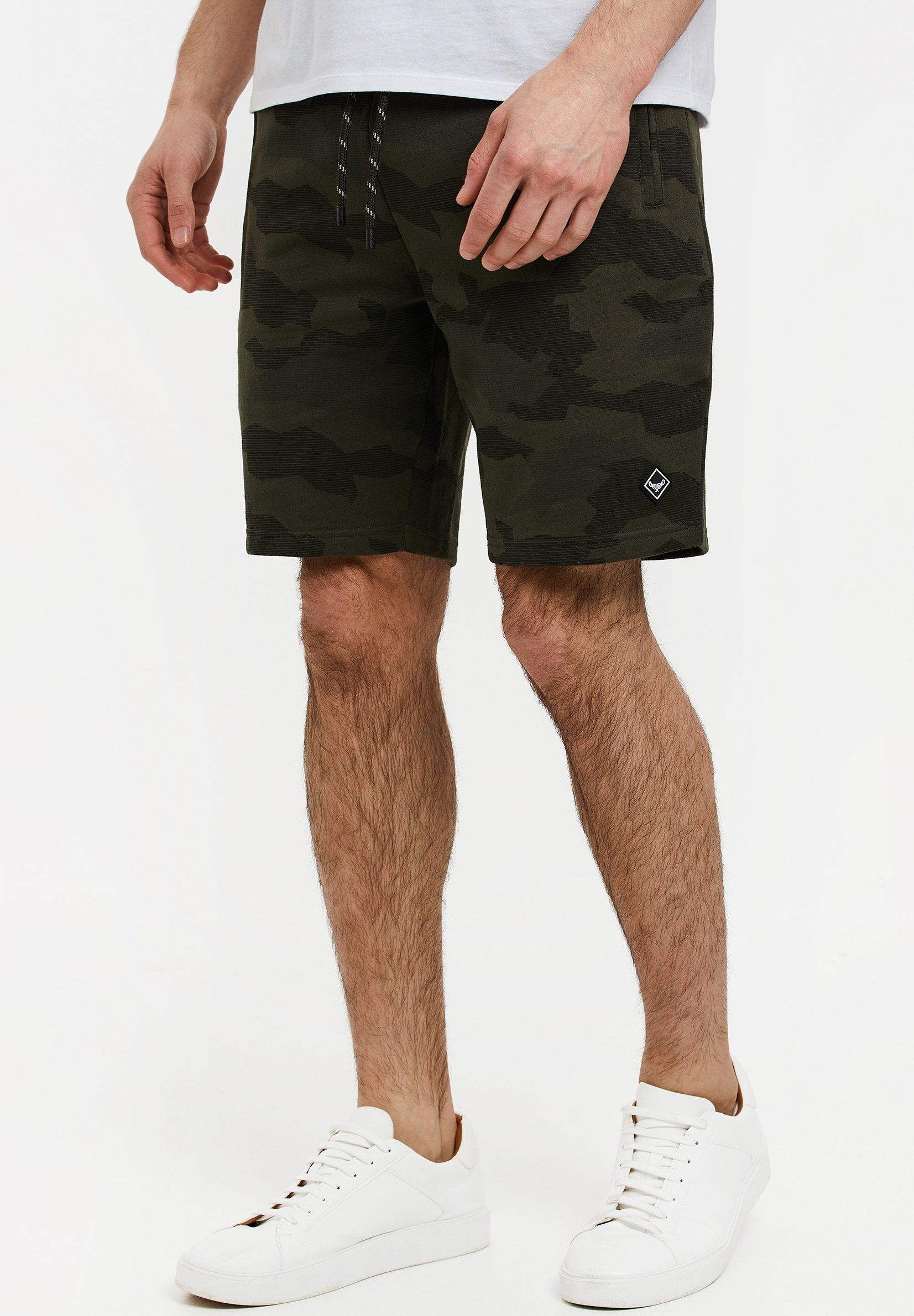 Threadbare Shorts - khaki camo/green 