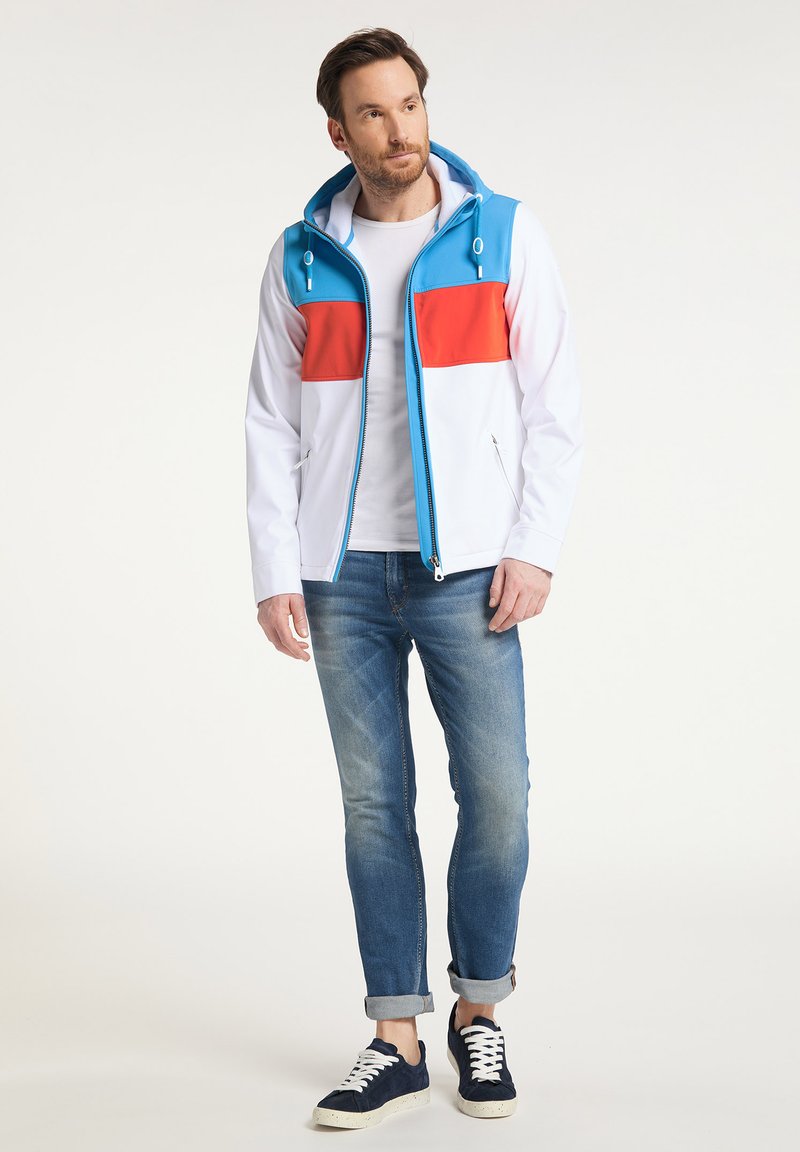 DreiMaster DREIMASTER BRIDGEPORT - Winterjacke - retroblau weiss 