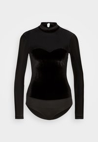 NAF NAF OPRIA BODY - Μπλούζα με μακριά μανίκια - noir
