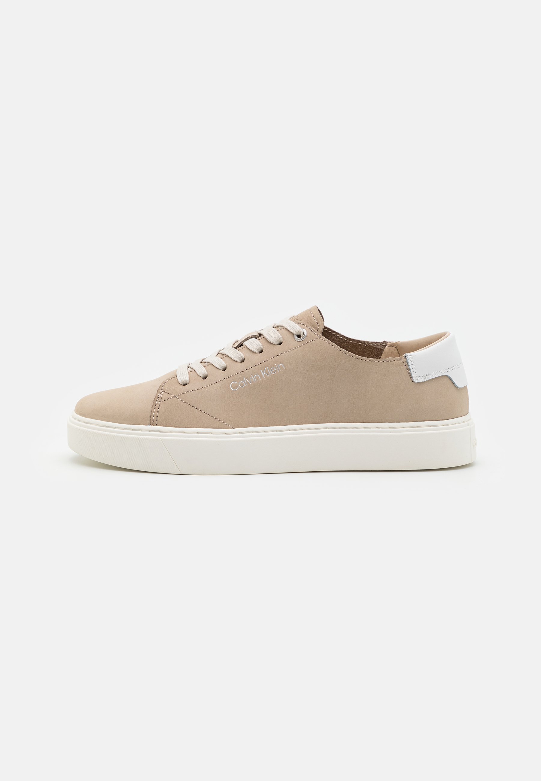 Calvin Klein LACE UP - Sneakers laag - stony beige/beige - Zalando.nl