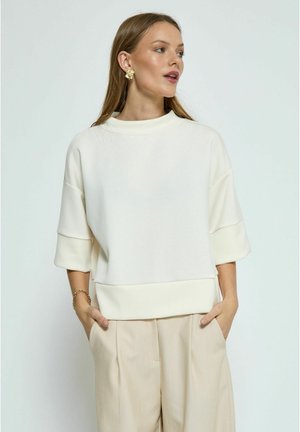 DICETTE HALF SLEEVE - T-Shirt basic - 0011 gardenia