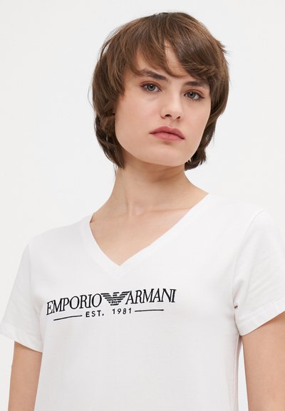 Emporio Armani V NECK - Nattøj trøjer - white