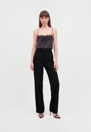 Vero Moda Tall, VMELMA WIDE PANT - Pantalon classique - black
