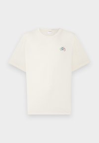 SLHREG CLAUS TEE - T-shirts basic - egret