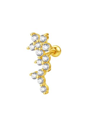 SPARKLE FLOWERS PIERCING - Einzelner Ohrring - goldfarben