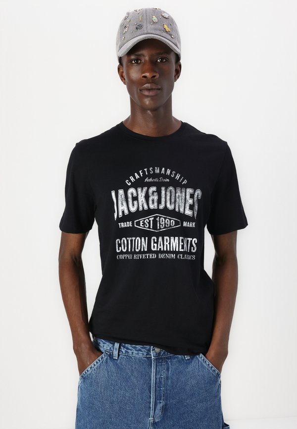 JJSIMON TEE CREW NECK 5 PACK - Print T-shirt - schwarz3