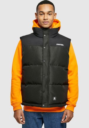 PUFFER - Strukirani kaput - black