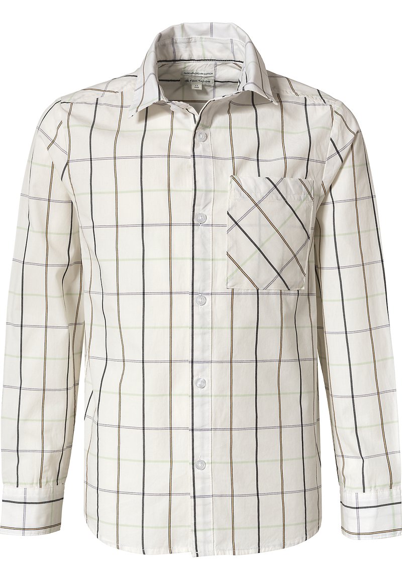 TOM TAILOR Herrenhemd – Regular Fit, Langärmlig, Streifig, Pflegeleicht
