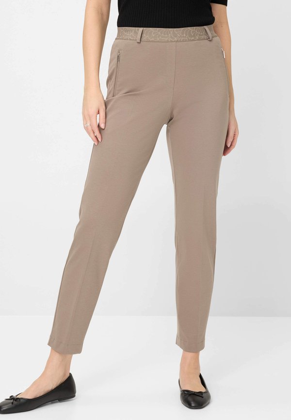 STYLE CILLY - Stoffhose - taupe