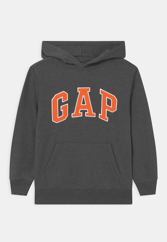 BOY NEW CAMPUS LOGO HOOD - Sweatshirt - charcoal grey