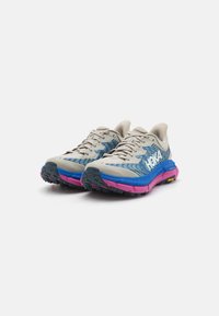 HOKA MAFATE SPEED 4 - Trail tekaški čevlji - farro/ultramarine