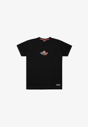 Jacker, CRASH CAR UNISEX - Trükipildiga T-särk - black