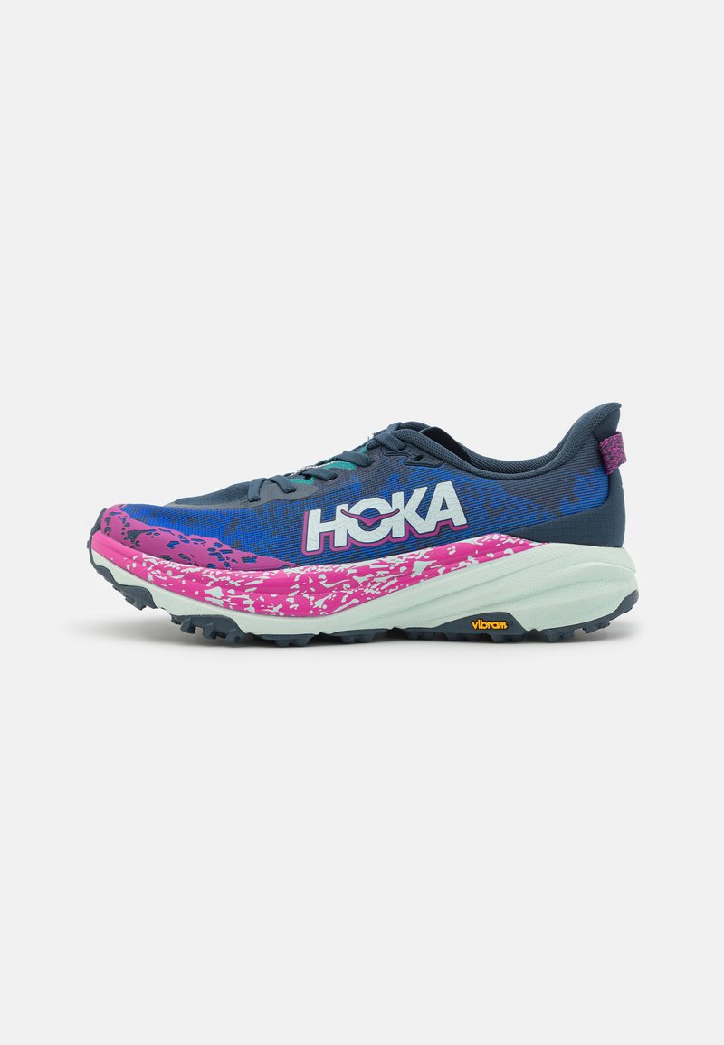HOKA SPEEDGOAT 6 - Chaussures de running - stormy skies/aqua breeze
