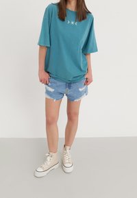 Even&Odd Triko s potiskem - dark green