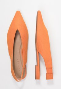 Topshop Ballerinaskor med slingback - orange