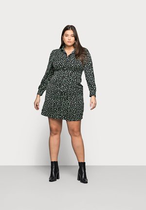 MINI DRESS - Paitamekko - black/green