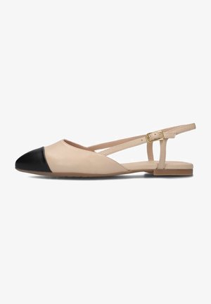 Unisa ASLEY - Slingback ballerina´s - beige