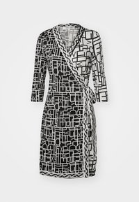 HERA DRESS - Obleka iz džersija - love ivory/black