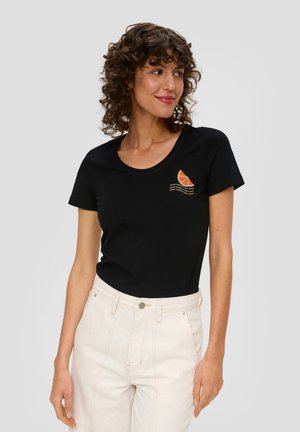 SLIM-FIT - T-Shirt basic - schwarz