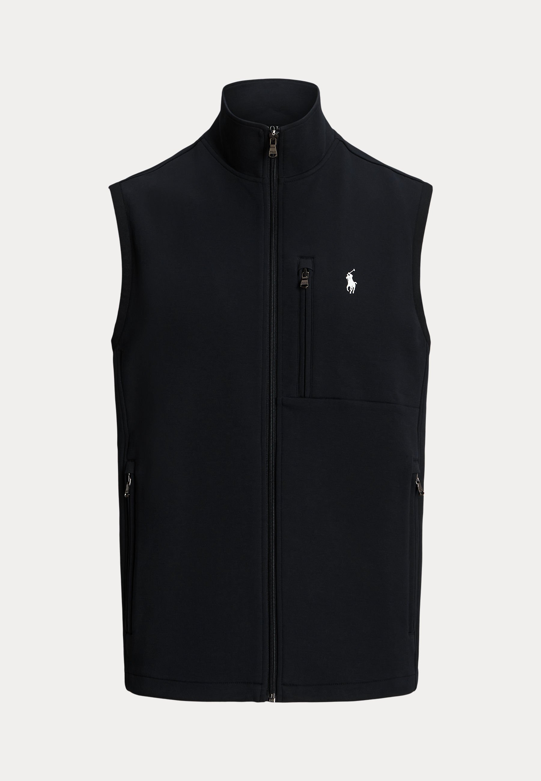 Polo Ralph Lauren DOUBLE-KNIT MOCKNECK VEST - Waistcoat - black