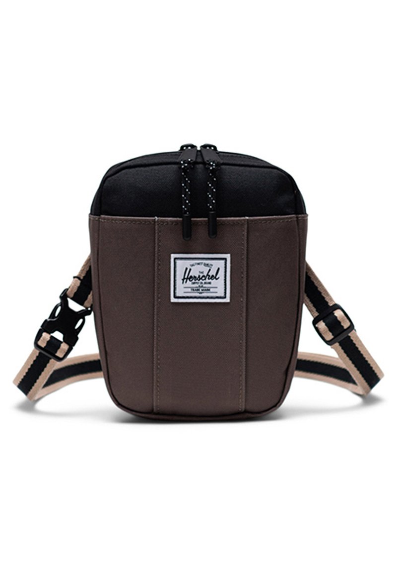 Herschel CRUZ Sac bandoulière bungee cord black/kaki ZALANDO.FR