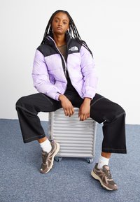The North Face 1996 RETRO NUPTSE JACKET - Jakna ispunjena paperjem - icy lilac garment fold print