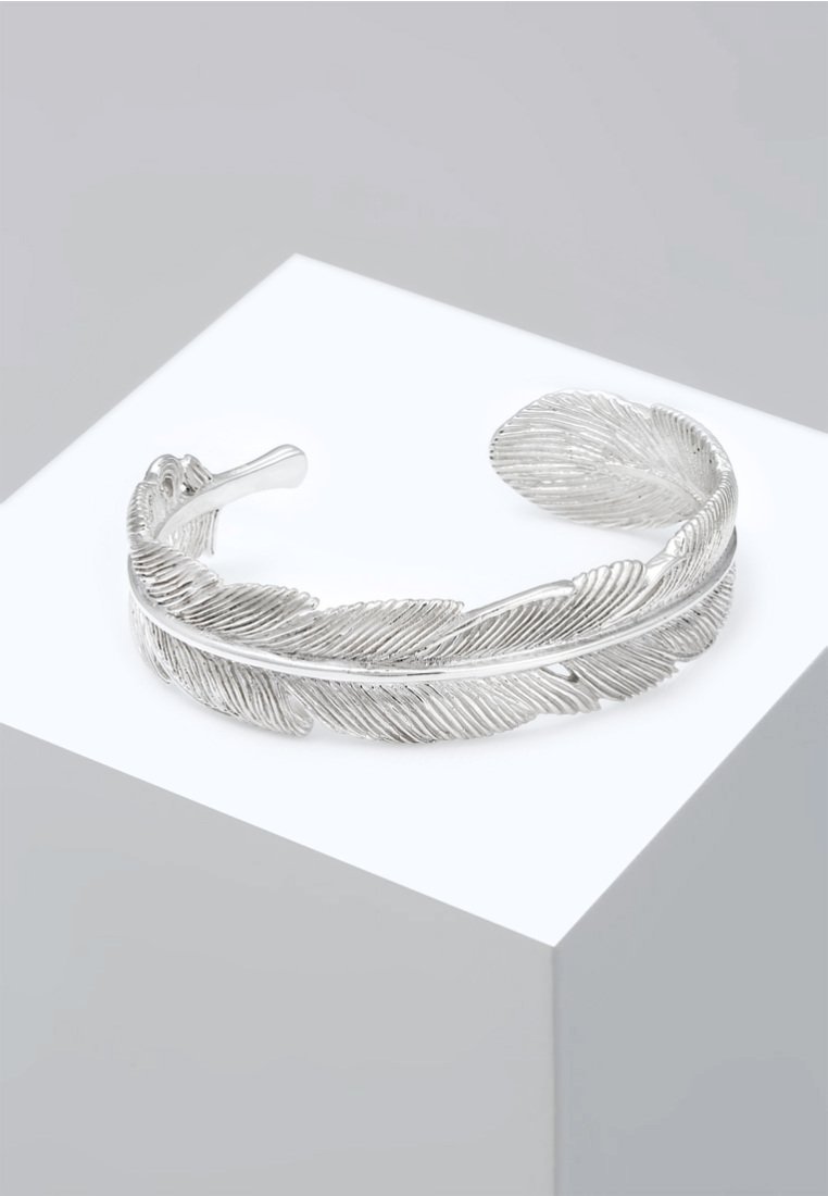 Elli FEATHER BOHO - Armband - silver coloured
