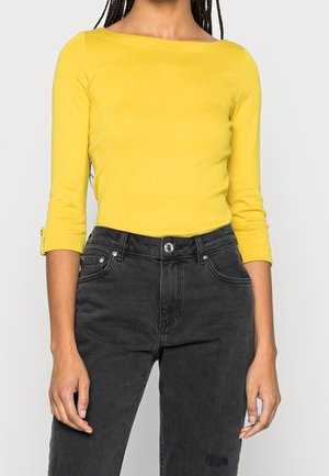Langærmet T-shirt - yellow