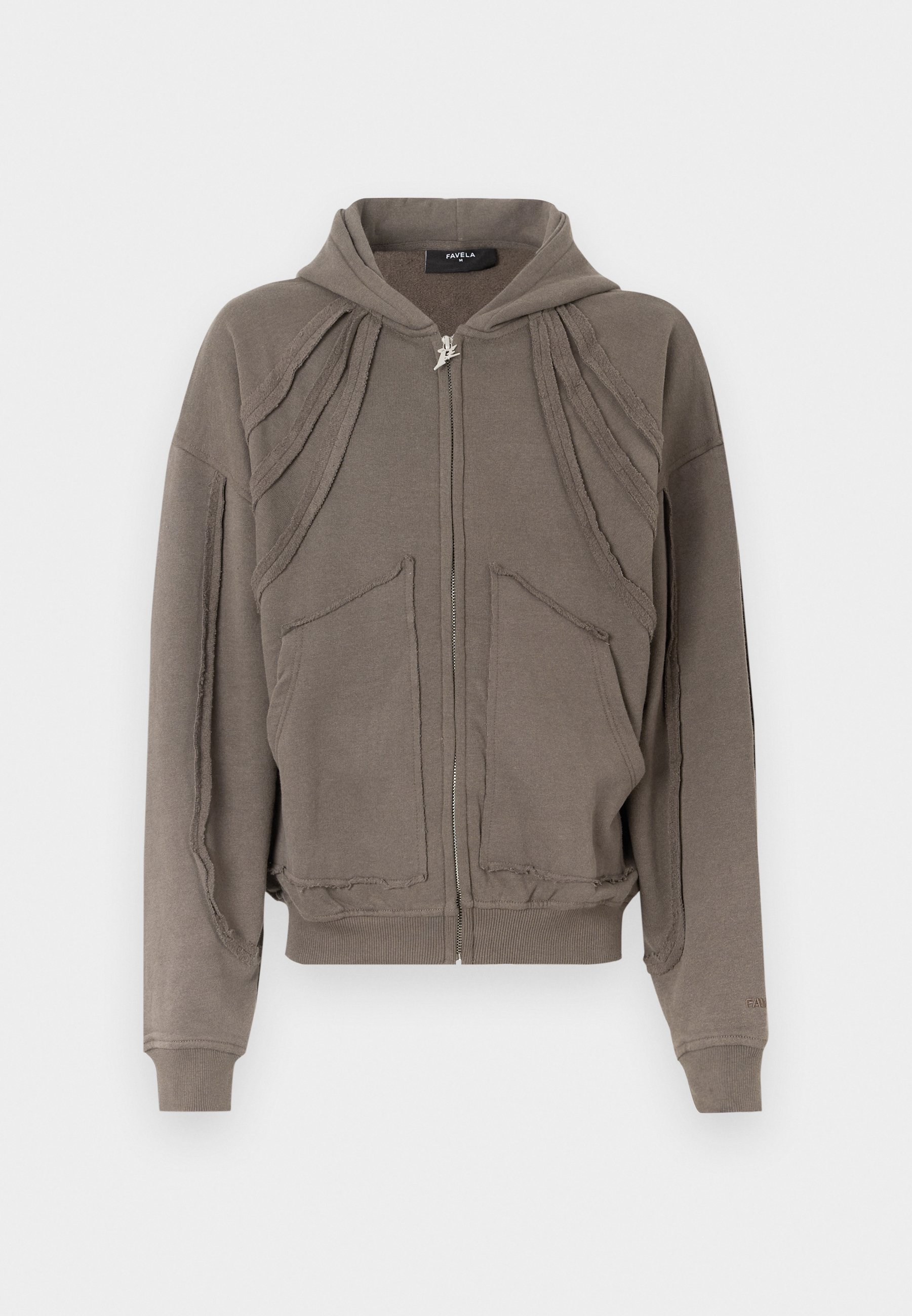FAVELA CUTLINE FRONTZIP - Zip-up sweatshirt - tarmac/grey - Zalando