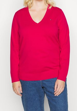 Striktrøje - red