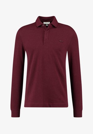 HERREN POLOSHIRT REGULAR FIT LANGARM - Polo - burgundy