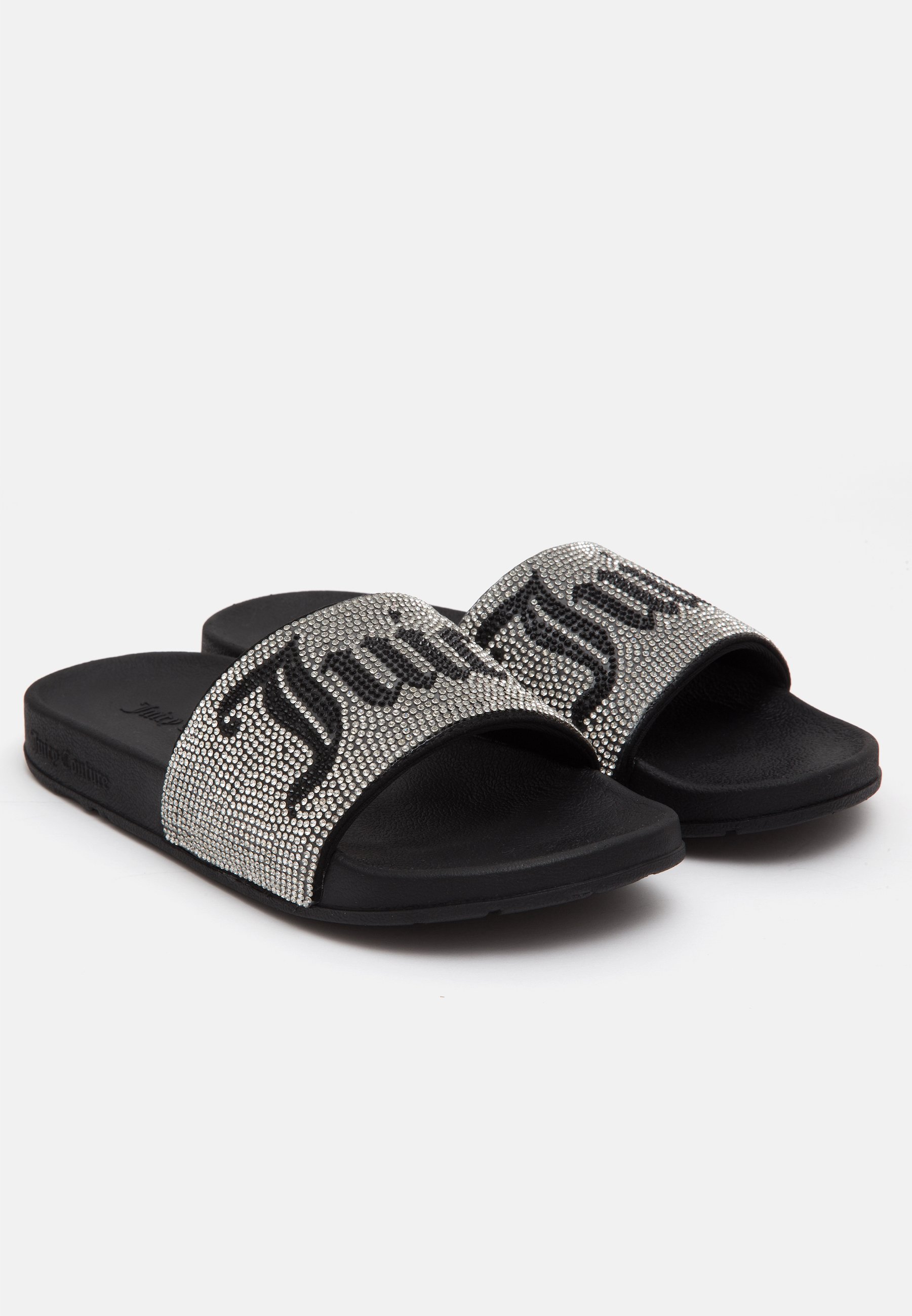 Juicy Couture DONNA DIAMANTE SLIDE - Pool slides - black