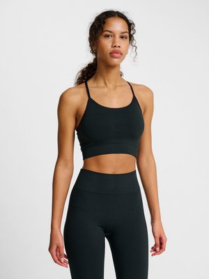 Hummel HIIT SEAMLESS  - Brassières de sport à maintien léger - black