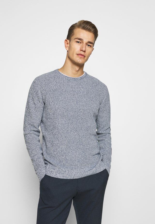 Jumper - blue/white