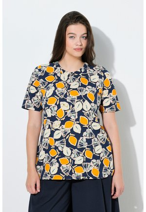 LEMON PRINT TEE - T-shirts print - marine
