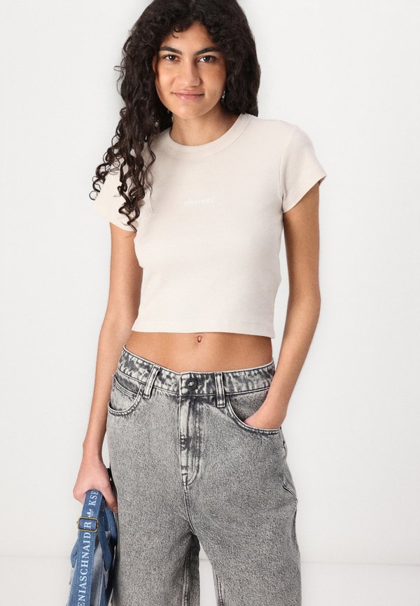 YARNHILL - Basic T-shirt - beige3