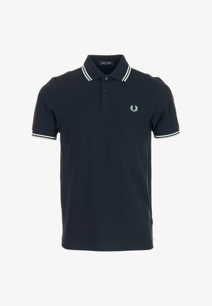 Fred Perry, THE TWIN TIPPED SHIRT - Polo - navy ecru silver blue