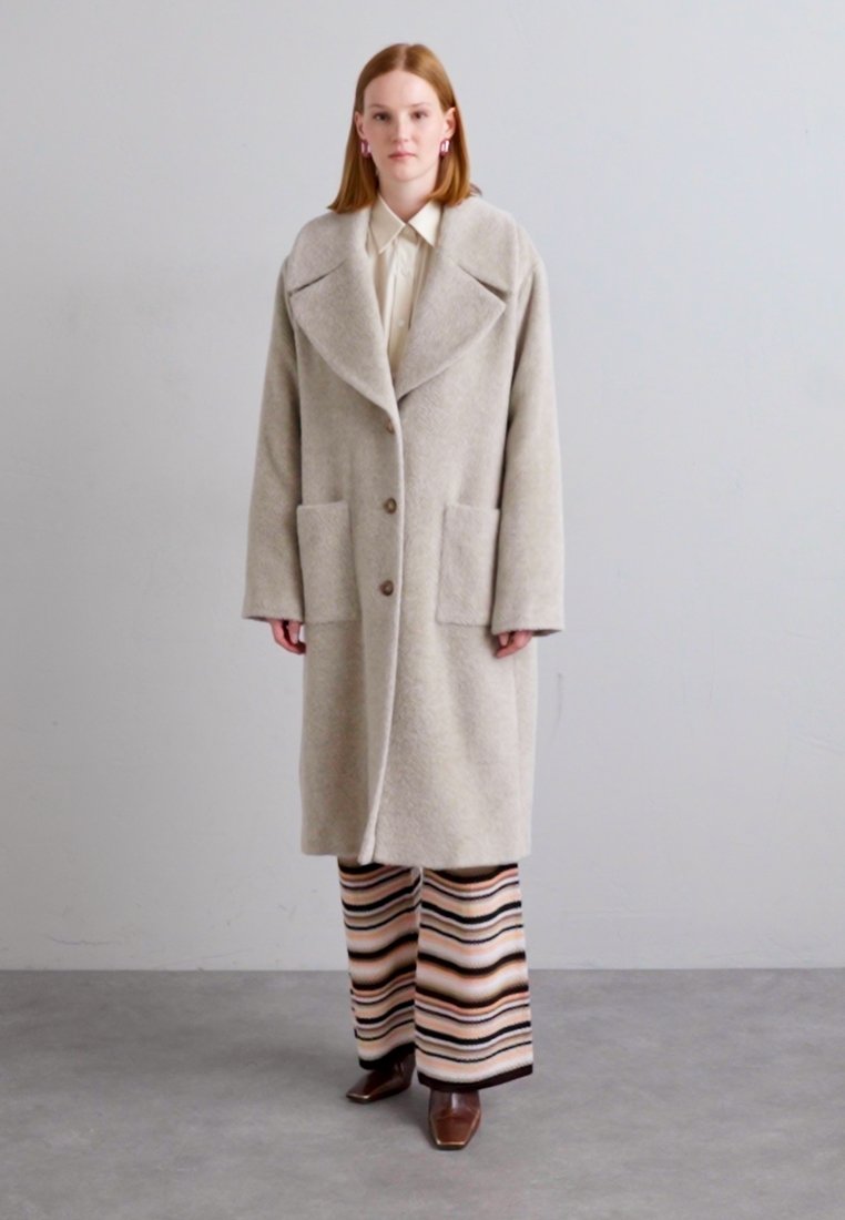 Missoni COAT - Classic coat - beige melange/beige - Zalando.co.uk