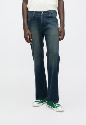 BOOT DRY PROCESS - Džíny Straight Fit - dark-blue denim